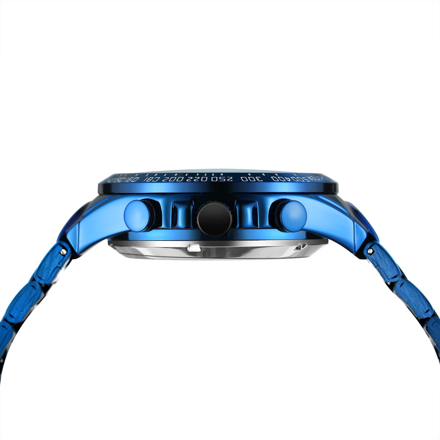 Abyss Skeleton Chronograph – Blue Steel Edition
