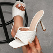 Velona Quilted Heels