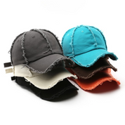 Raw Edge Washed Cap