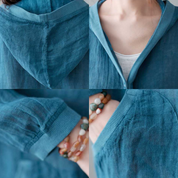 Nara Hooded Linen Layer