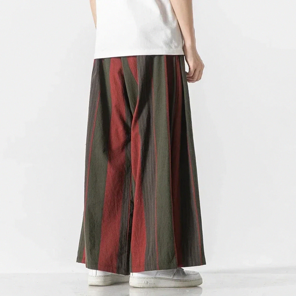 Tanso Striped Wide-Leg
