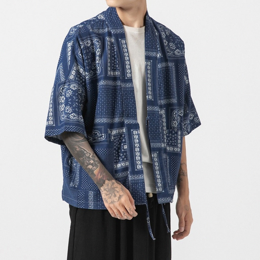 Koyo Crane Kimono