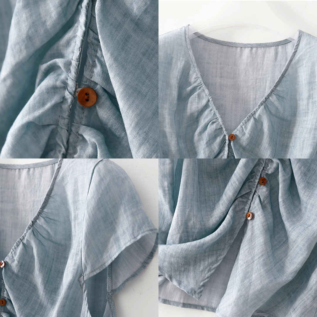 Leyla Linen Blouse