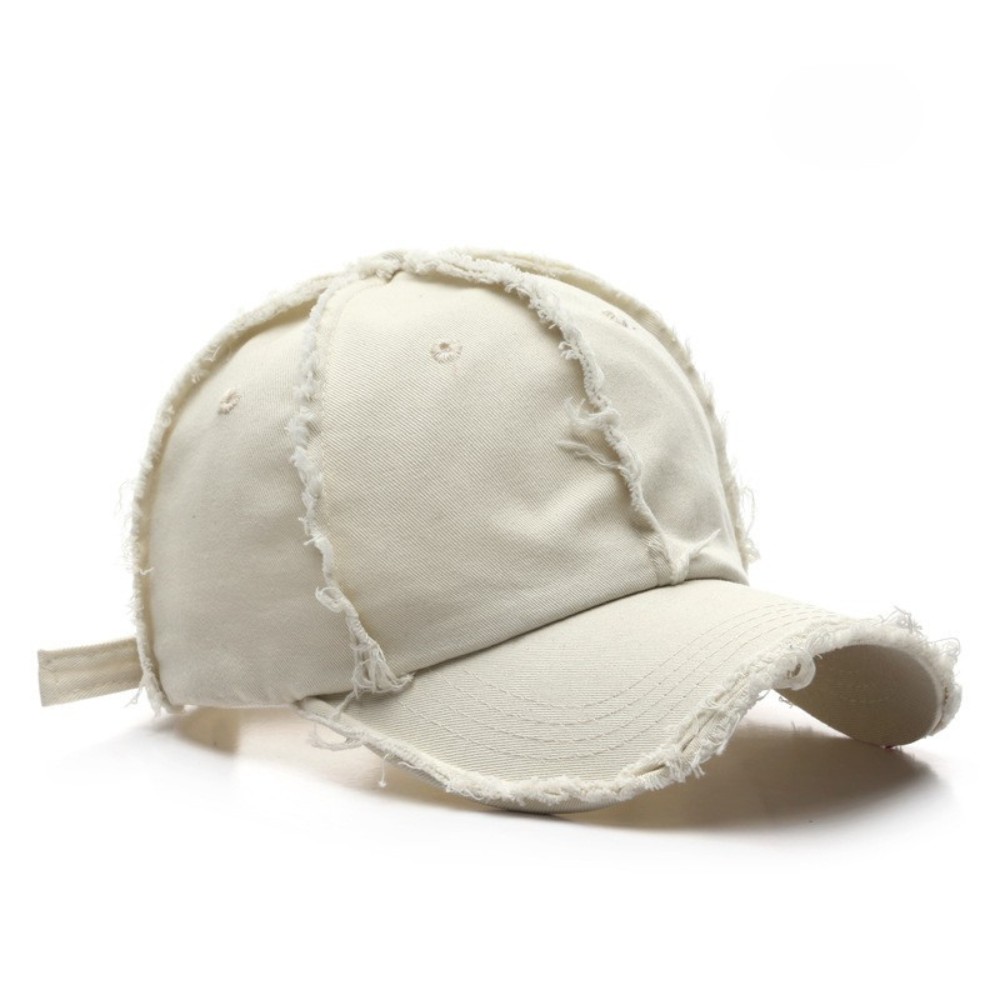 Raw Edge Washed Cap