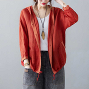 Nara Hooded Linen Layer