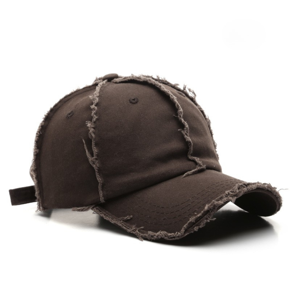Raw Edge Washed Cap