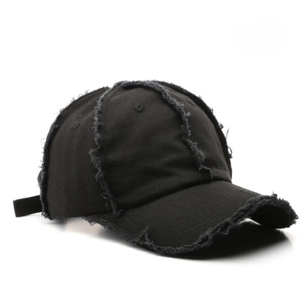 Raw Edge Washed Cap
