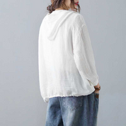 Nara Hooded Linen Layer