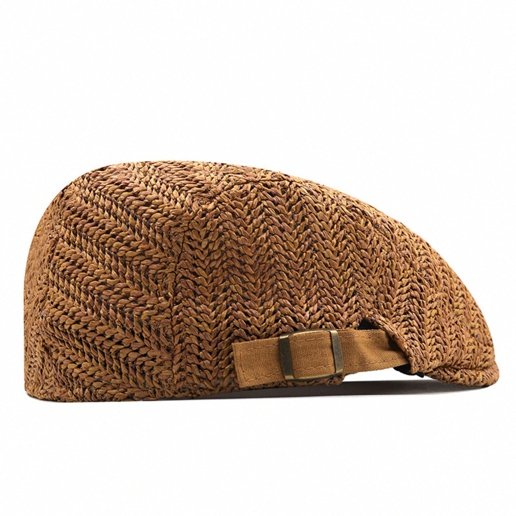 Claremont Woven Flat Cap