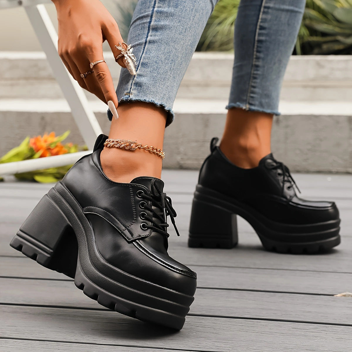 Bella Height Oxfords