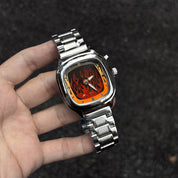 Heatline Chrome Watch