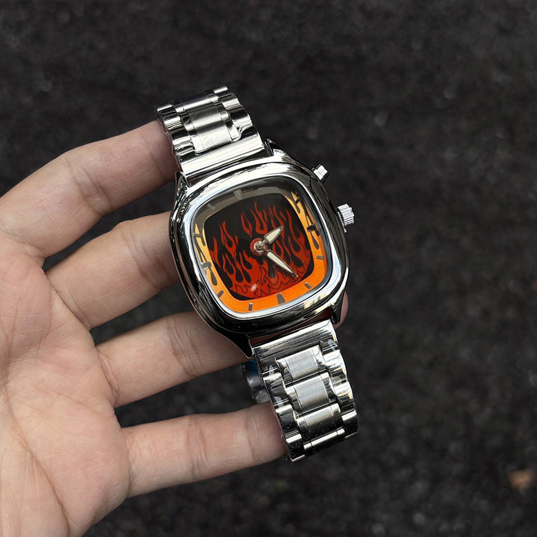 Heatline Chrome Watch