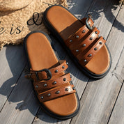 Studded Ebon Sandals