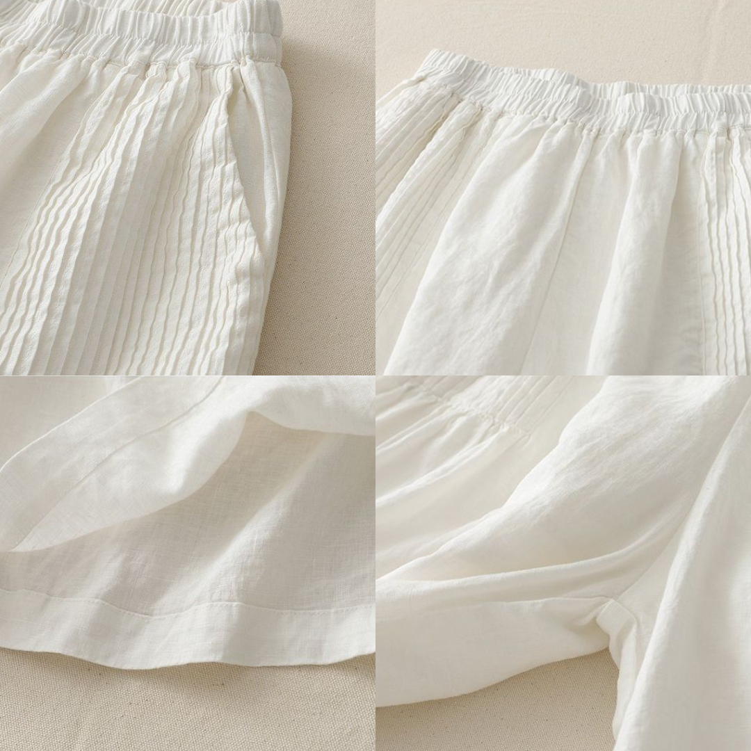 Lila Crop Linen Pants