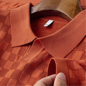 Textured Terracotta Polo