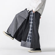 Yama Patch Wide-Leg Pants