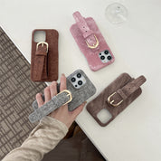 Suede Buckle Case