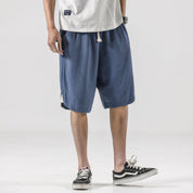 Palmline Linen Shorts