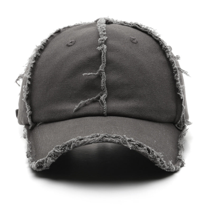 Raw Edge Washed Cap