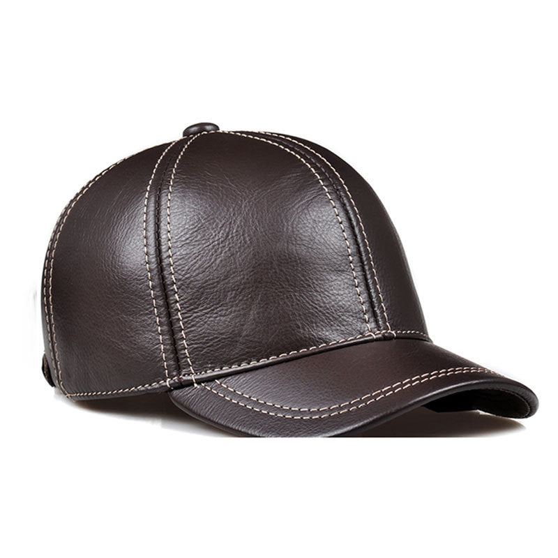 Redwood Leather Cap