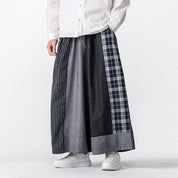 Yama Patch Wide-Leg Pants