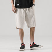 Palmline Linen Shorts
