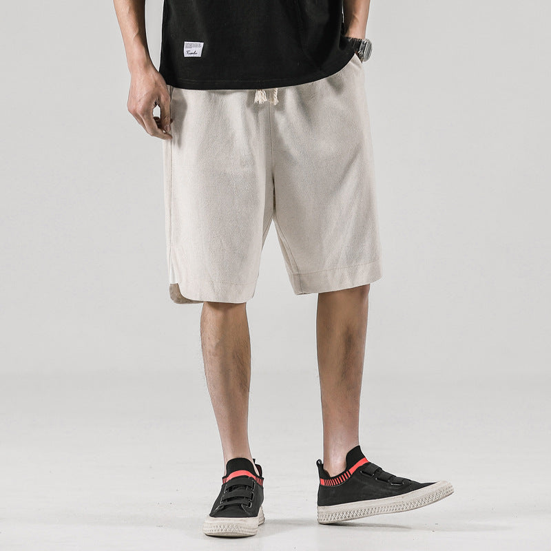 Palmline Linen Shorts