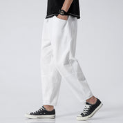 Hayden Cropped Linen Pants