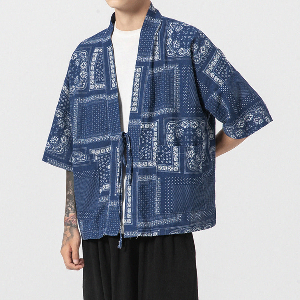 Koyo Crane Kimono