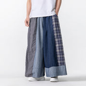 Yama Patch Wide-Leg Pants