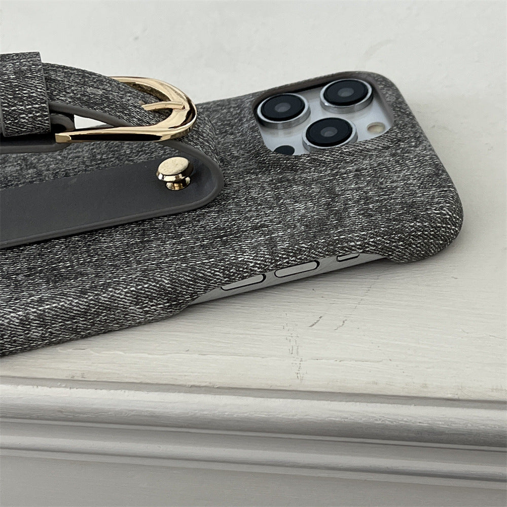 Suede Buckle Case