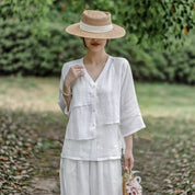 Maria Linen Top