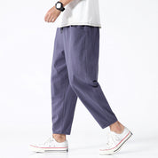 Hayden Cropped Linen Pants