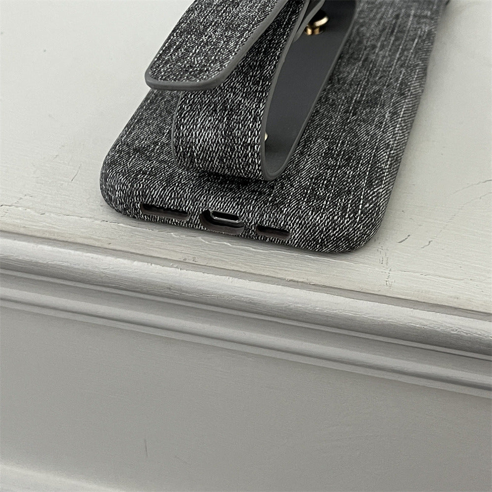 Suede Buckle Case