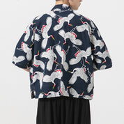 Koyo Crane Kimono