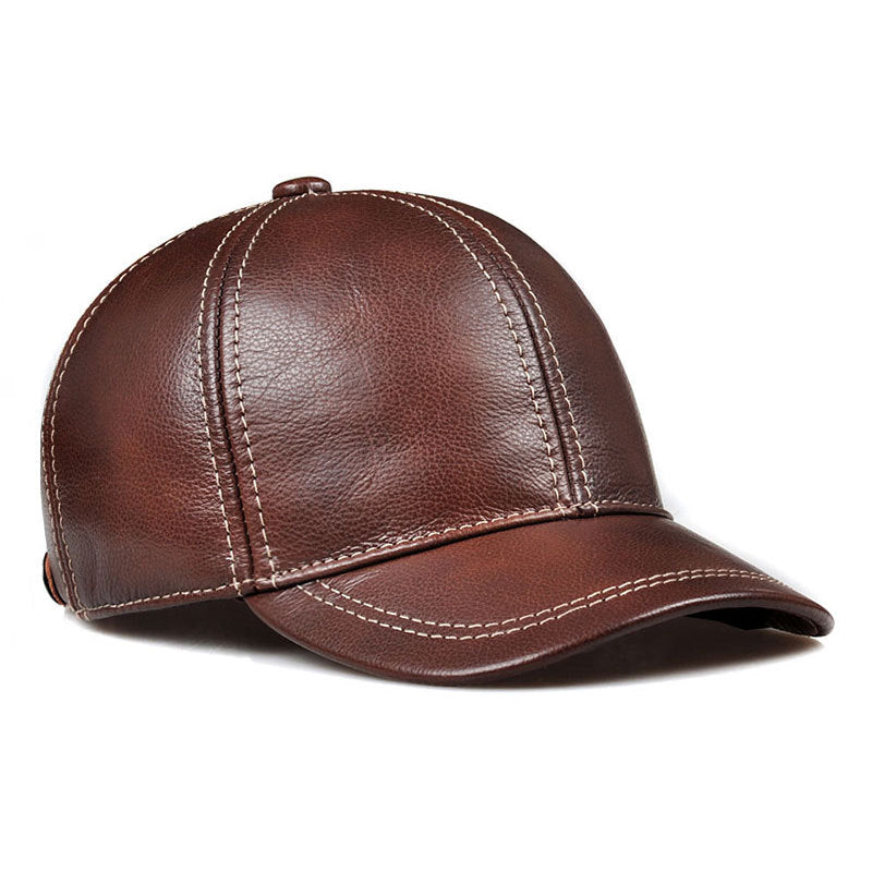 Redwood Leather Cap