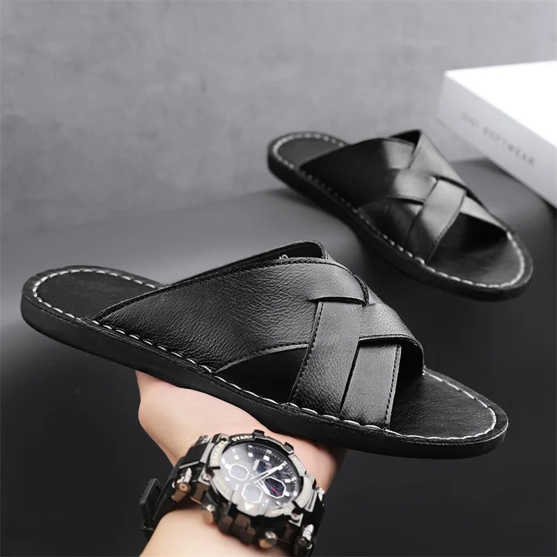 Branford Leather Sandals