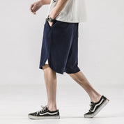 Palmline Linen Shorts