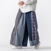 Yama Patch Wide-Leg Pants