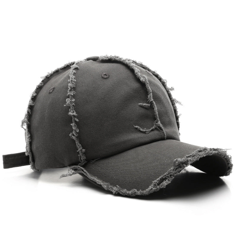 Raw Edge Washed Cap
