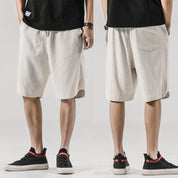 Palmline Linen Shorts