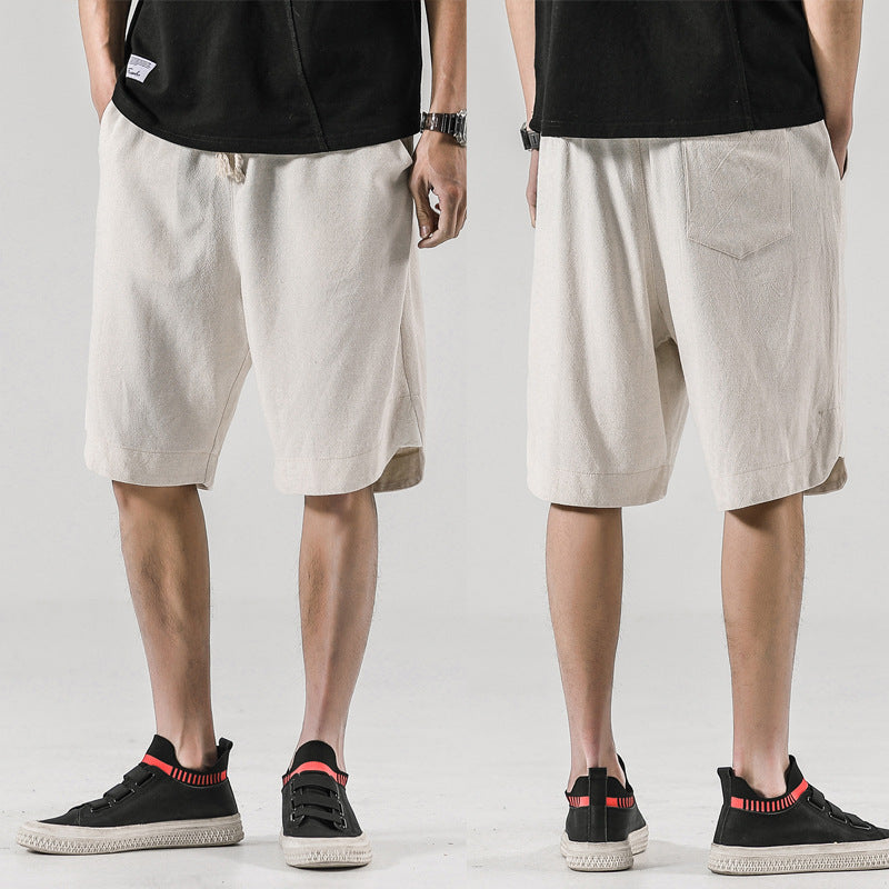 Palmline Linen Shorts