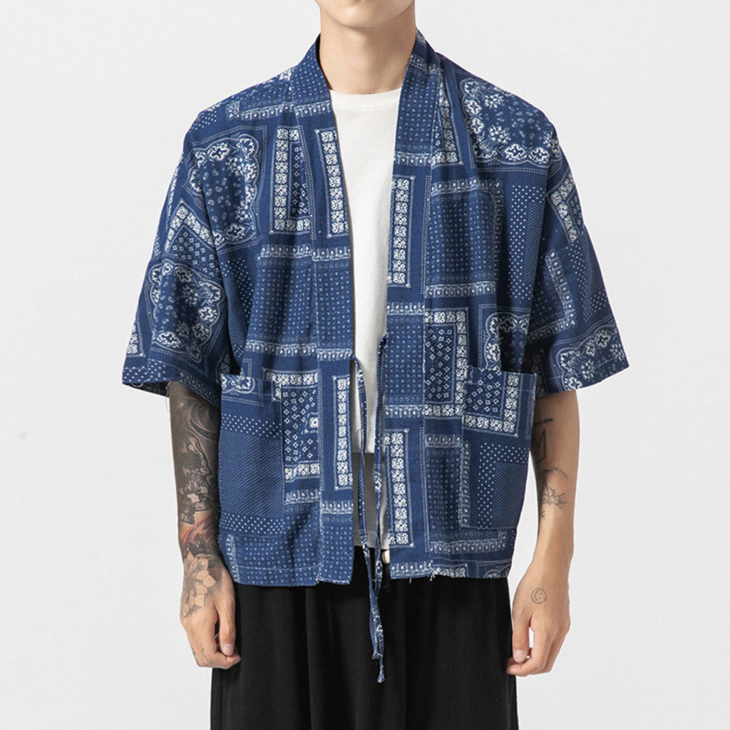 Koyo Crane Kimono