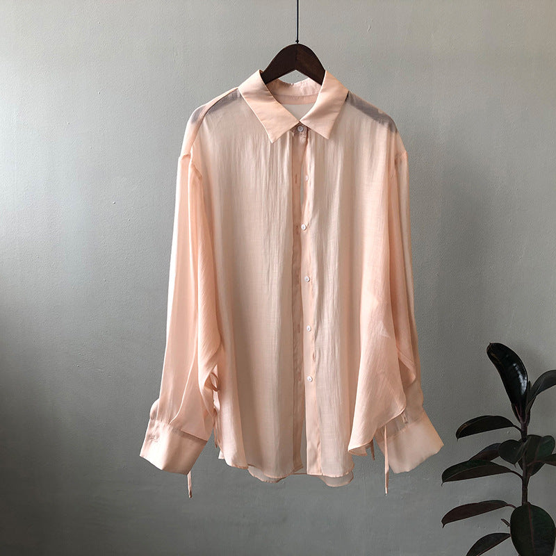 Isla Sheer Button Blouse
