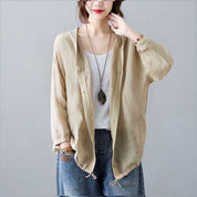 Nara Hooded Linen Layer