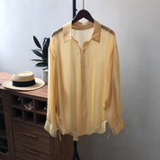 Isla Sheer Button Blouse