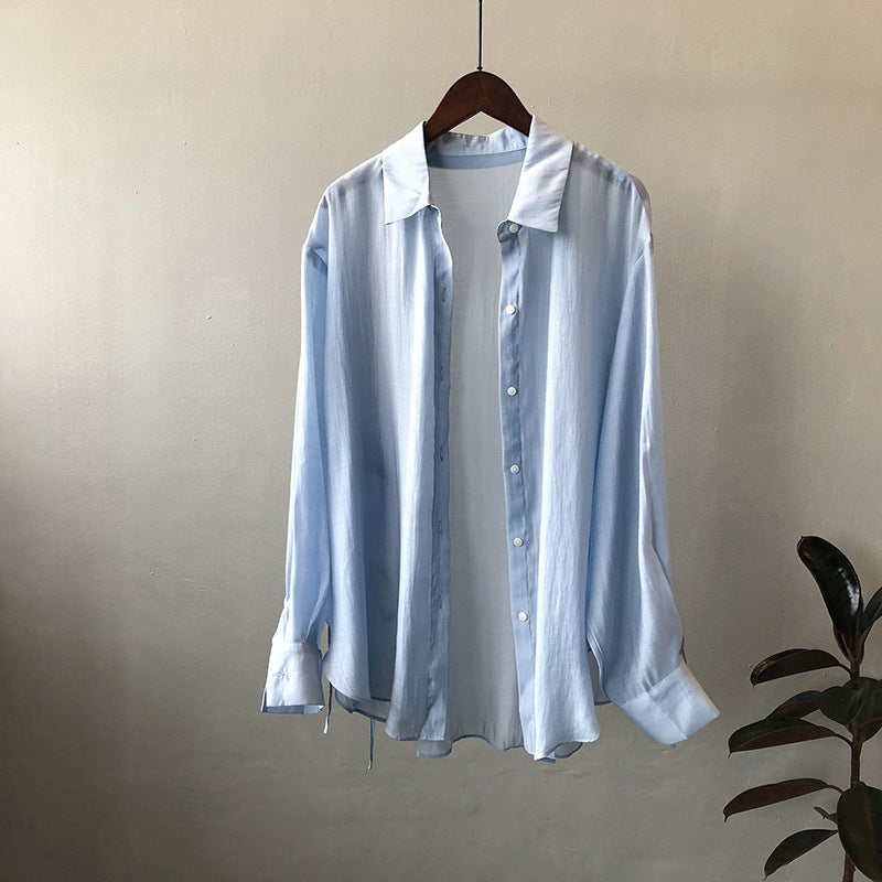 Isla Sheer Button Blouse