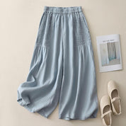 Lila Crop Linen Pants