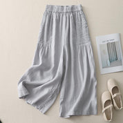 Lila Crop Linen Pants