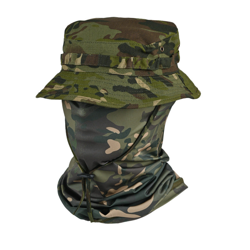 Stealth Camo Boonie Balaclava Set